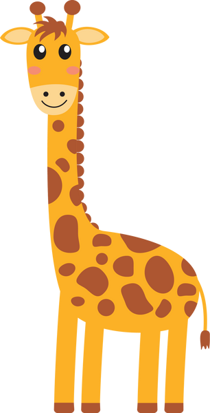 Giraffe Cartoon Illustration
